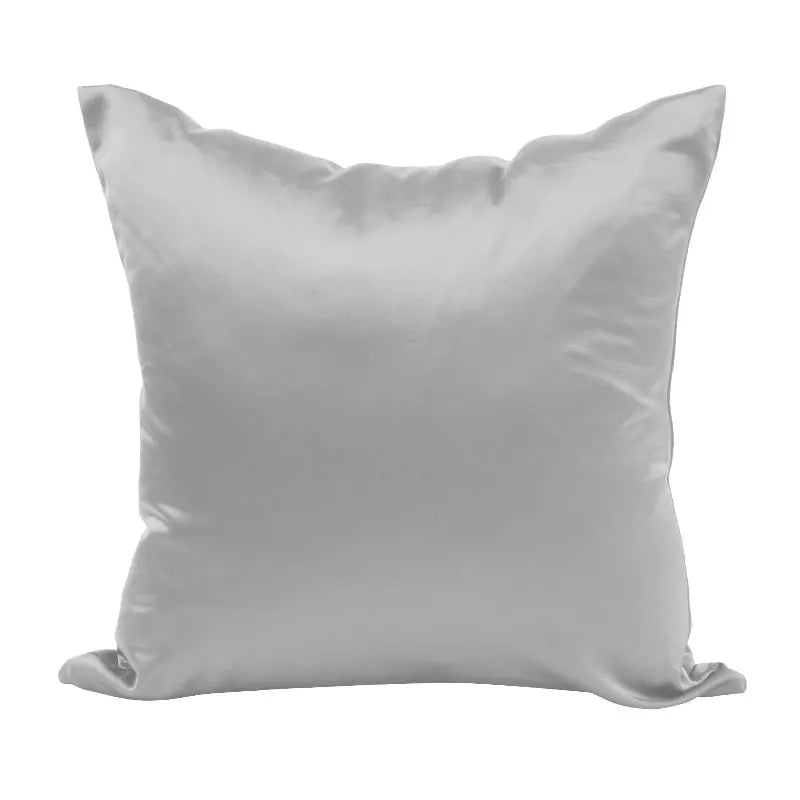 Housse de coussin gris