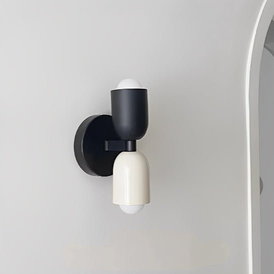 applique murale chambre noire blanche design moderne