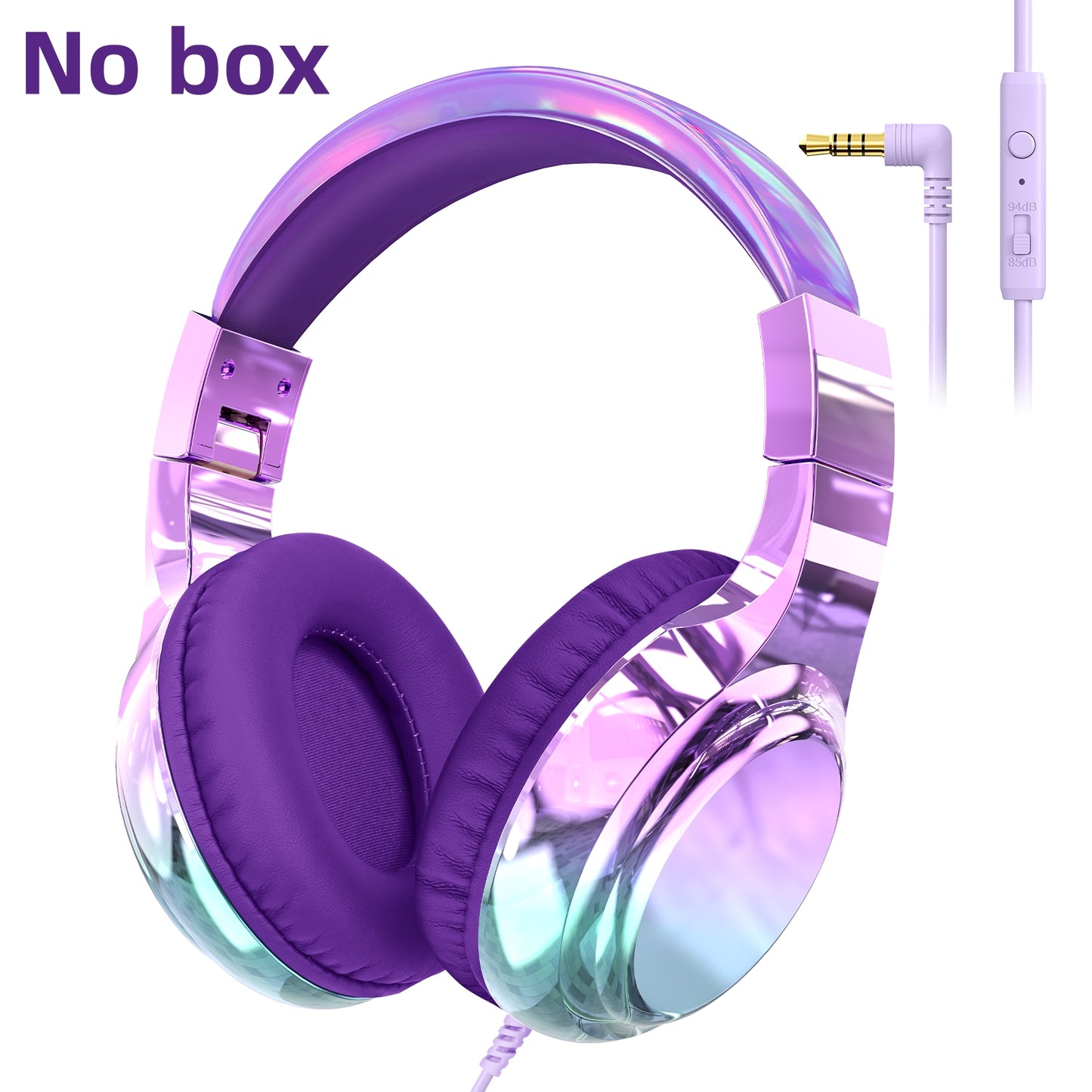 casque audio enfant violet