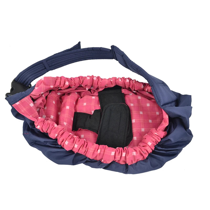 echarpe de portage bebe molletonne rose