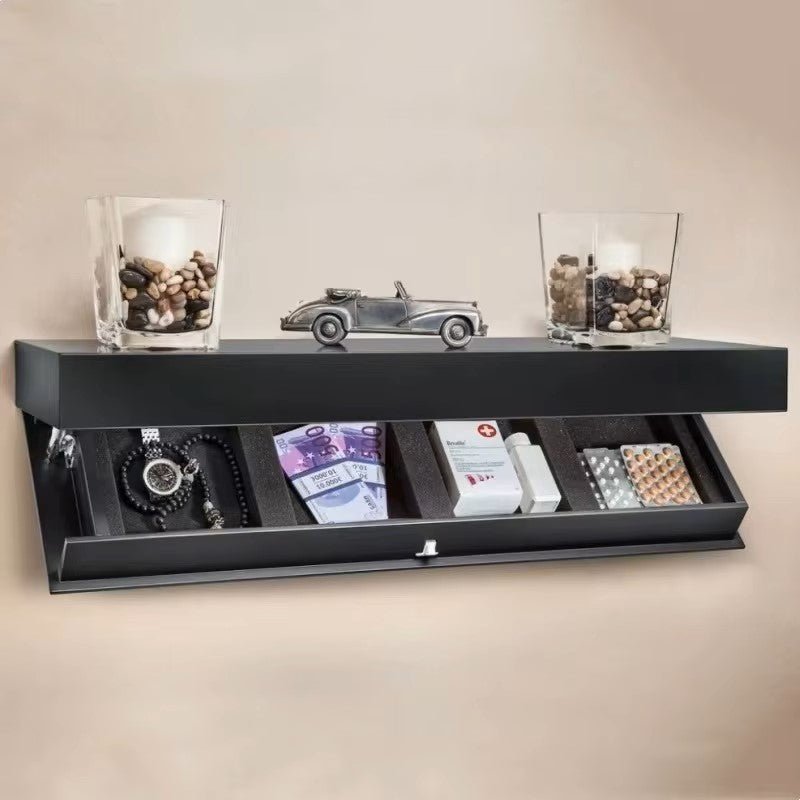 Étagère Murale - MagicShelf™ - Noir Mat - TIDOMY