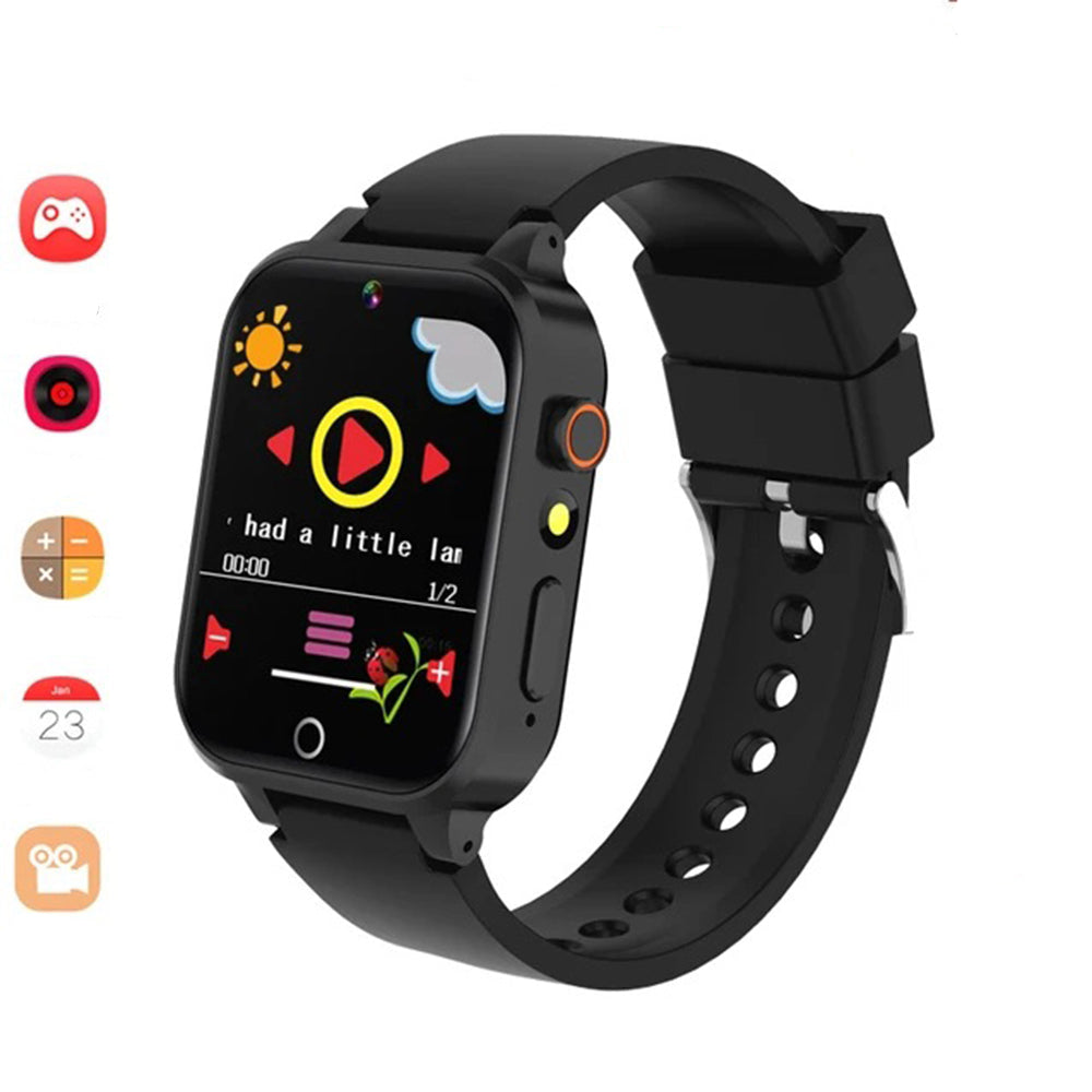 montre connectee enfant noir bracelet ecran