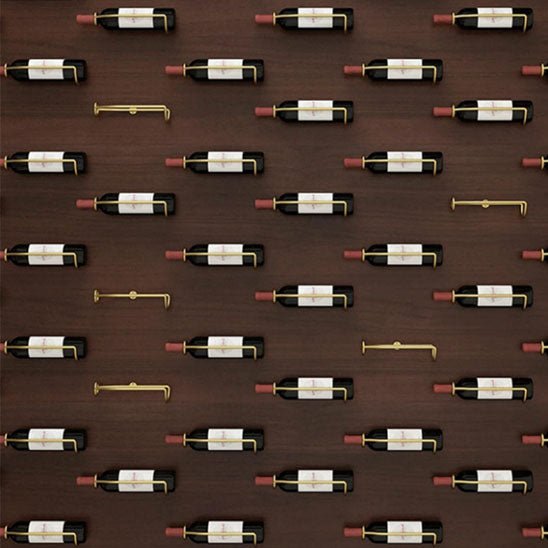 porte bouteille mural metal mur cave a vin