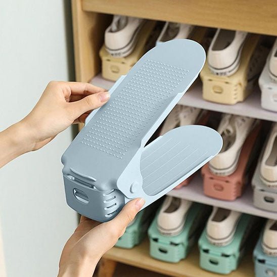rangement chaussures support gain espace plastique