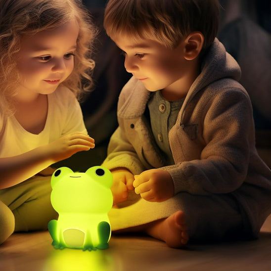 veilleuse bebe grenouille lumineuse