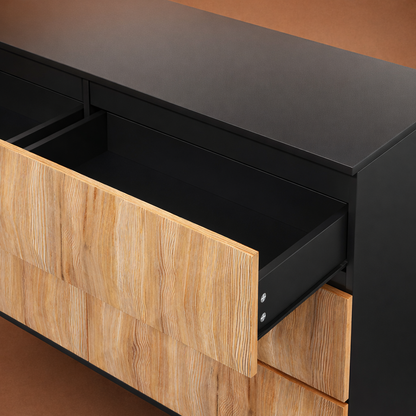 Commode luxe brun chambre Tiroir