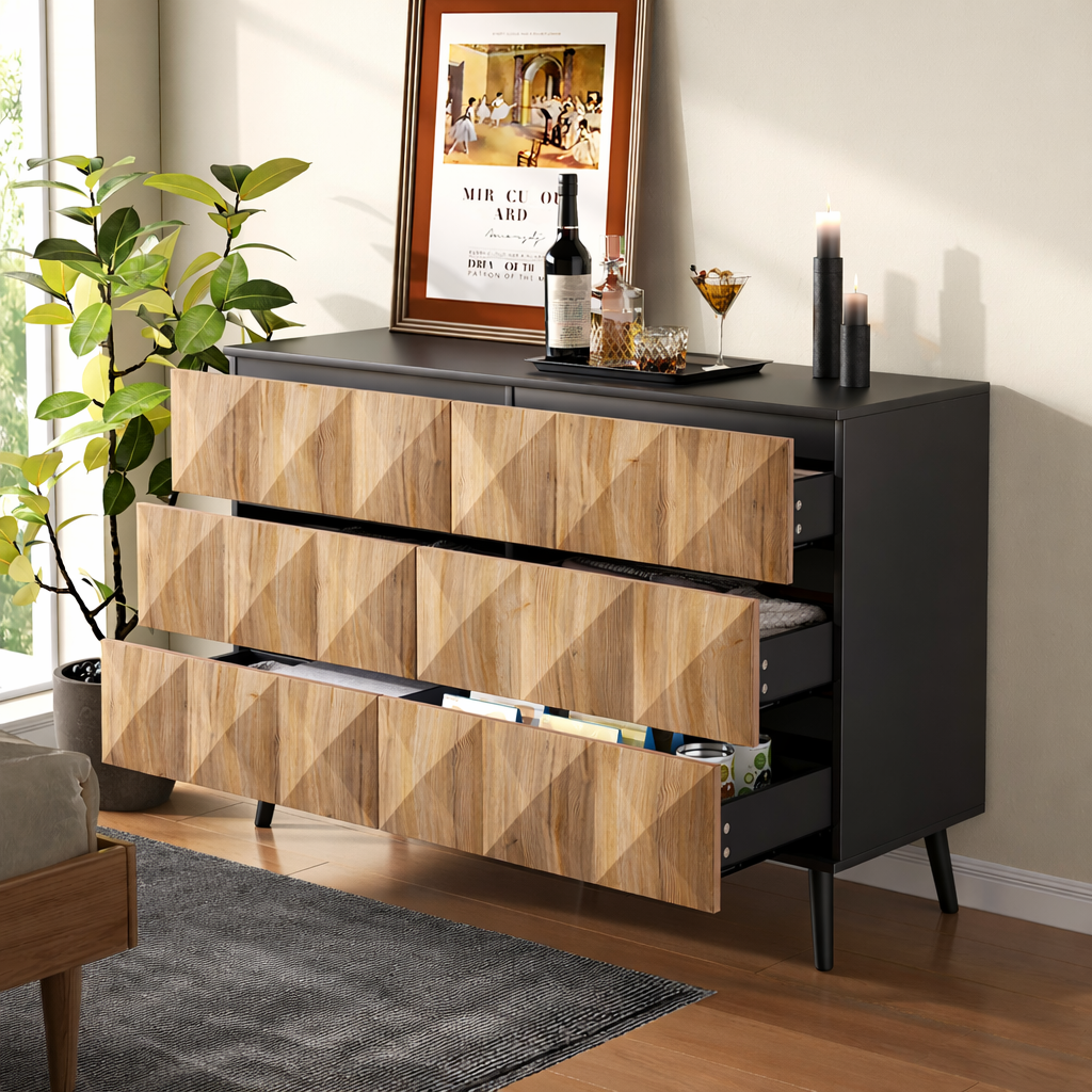 Commode luxe brun chambre