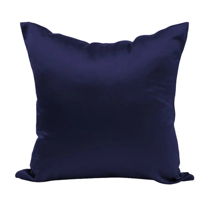 Housse de coussin bleu marrine