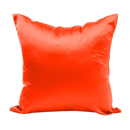 Housse de coussin orange