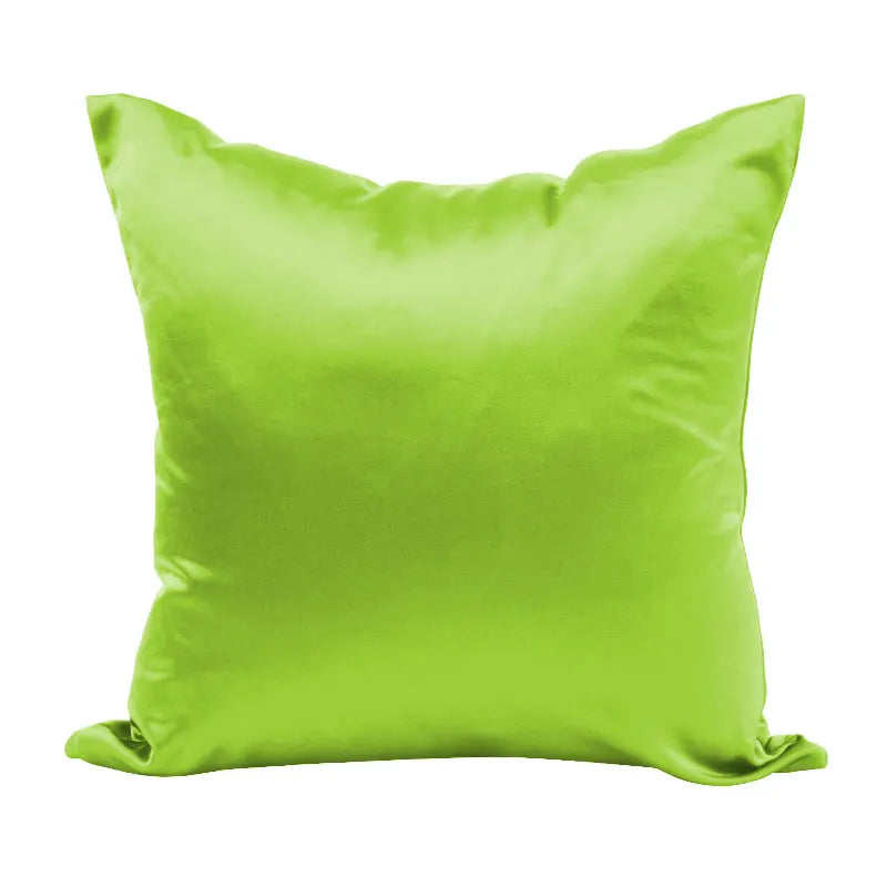 Housse de coussin vert