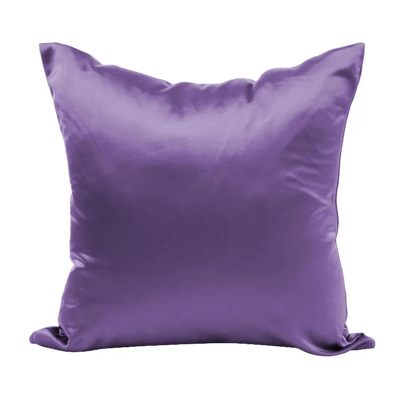 Housse de coussin violet