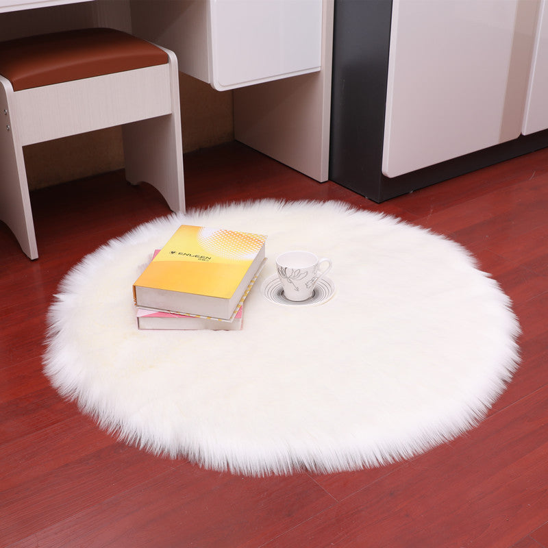 Tapis descente de lit blanc