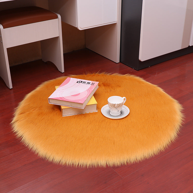Tapis descente de lit orange