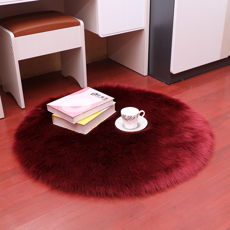 Tapis descente de lit rouge 