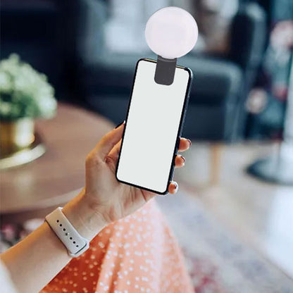 anneau lumineux clip portable