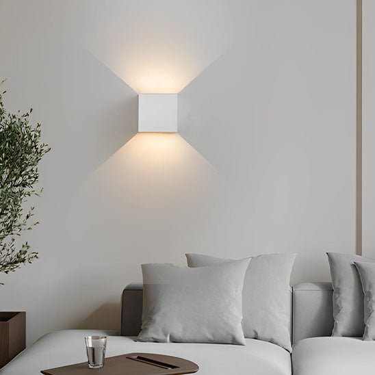 applique murale blanche lumiere tamisee