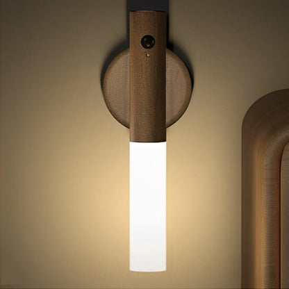 applique murale chambre led bois lumiere chaude