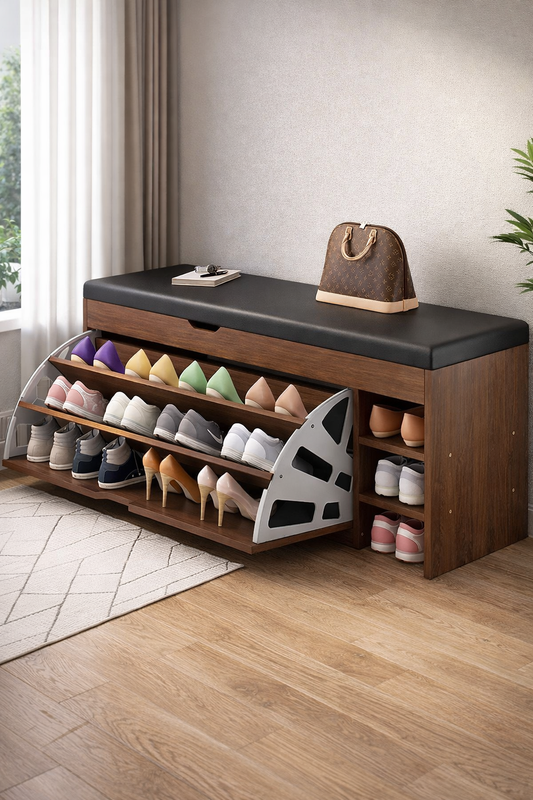 armoire a chaussures rotatoire