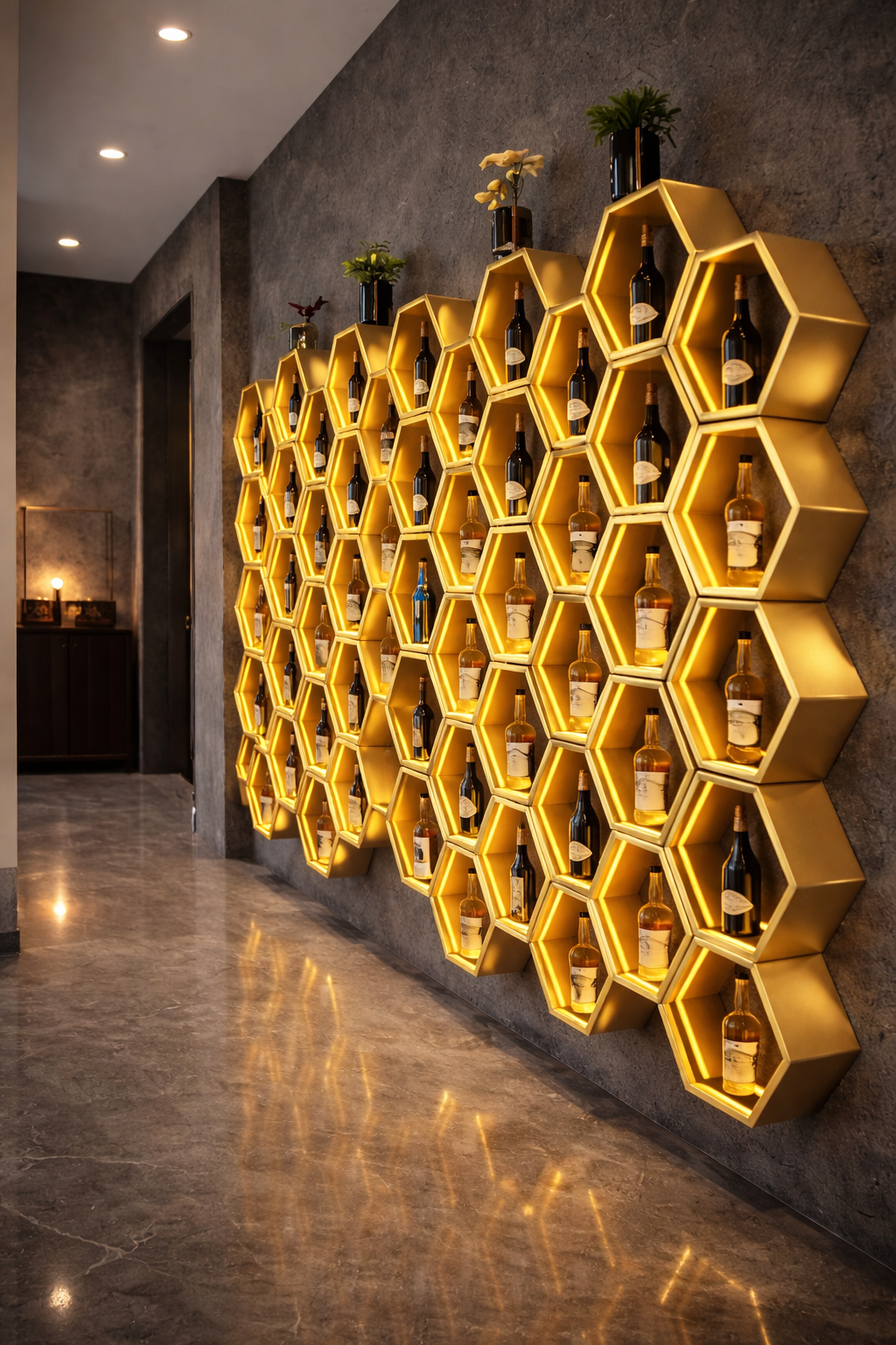 armoire a vin avec contrôle de temperature