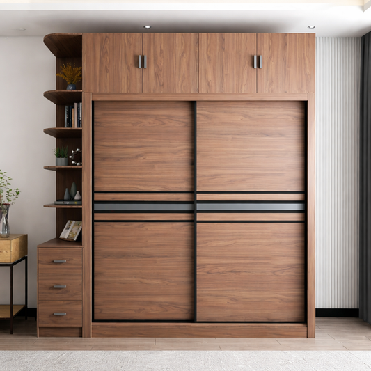 armoire chambre brune