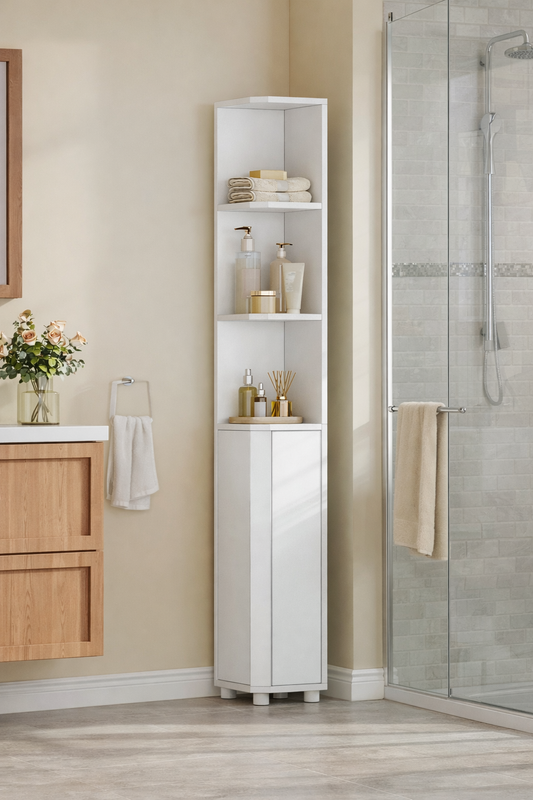 armoire salle de bain moderne avec rangement optimise