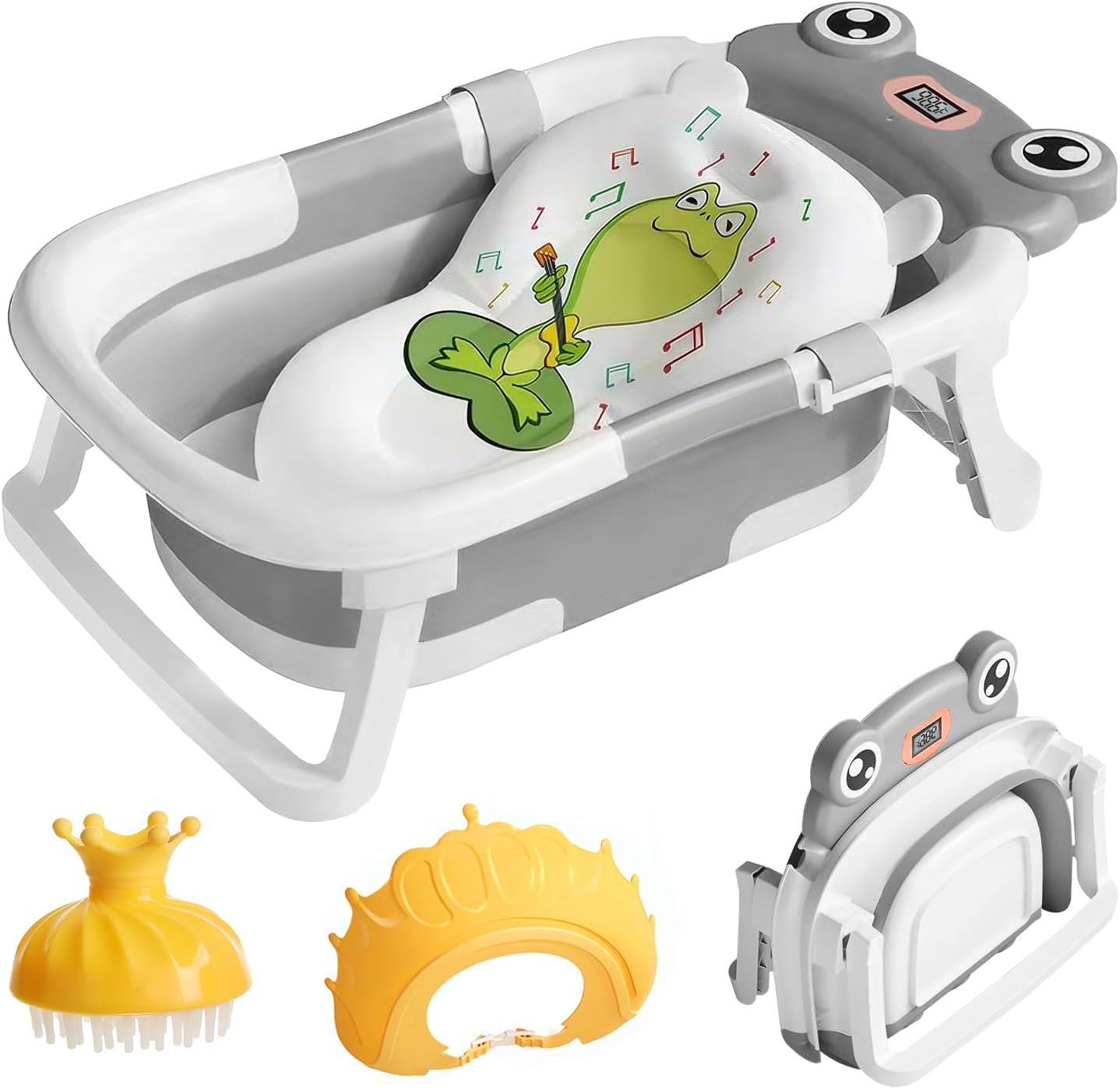 baignoire bebe pliable gris
