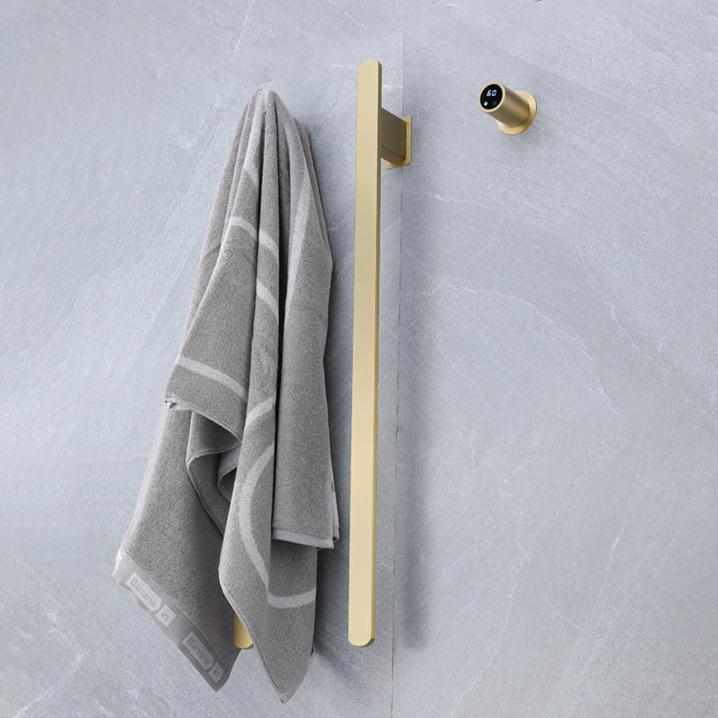 barre doree murale avec serviette porte serviette salle de bain