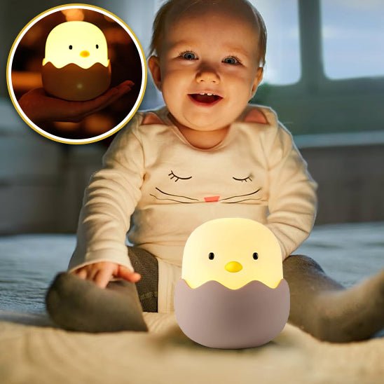 bebe assis avec veilleuse bebe poussin jaune