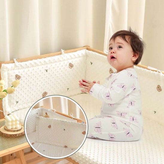 bebe assis tour de lit bebe protection motif animaux