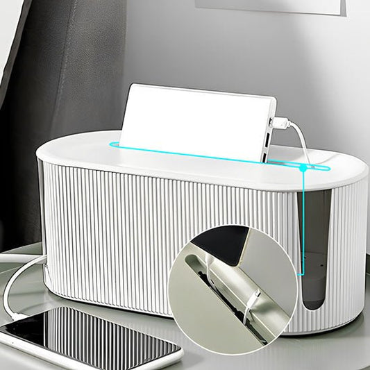 boite cache cables rangement chargeur telephone tablette