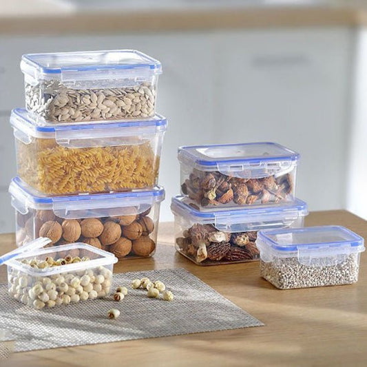boites conservation plastique transparent rangement frigo
