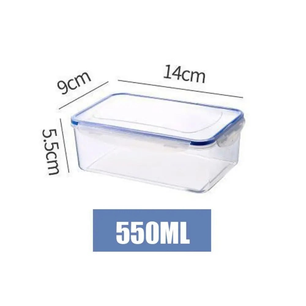 boites de conservation alimentaire plastique hermetique transparent rangement frigo 550ml