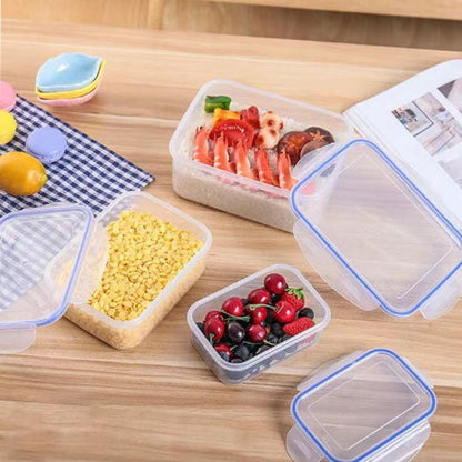 boites de rangement alimentaire hermetiques plastique transparent rangement frigo