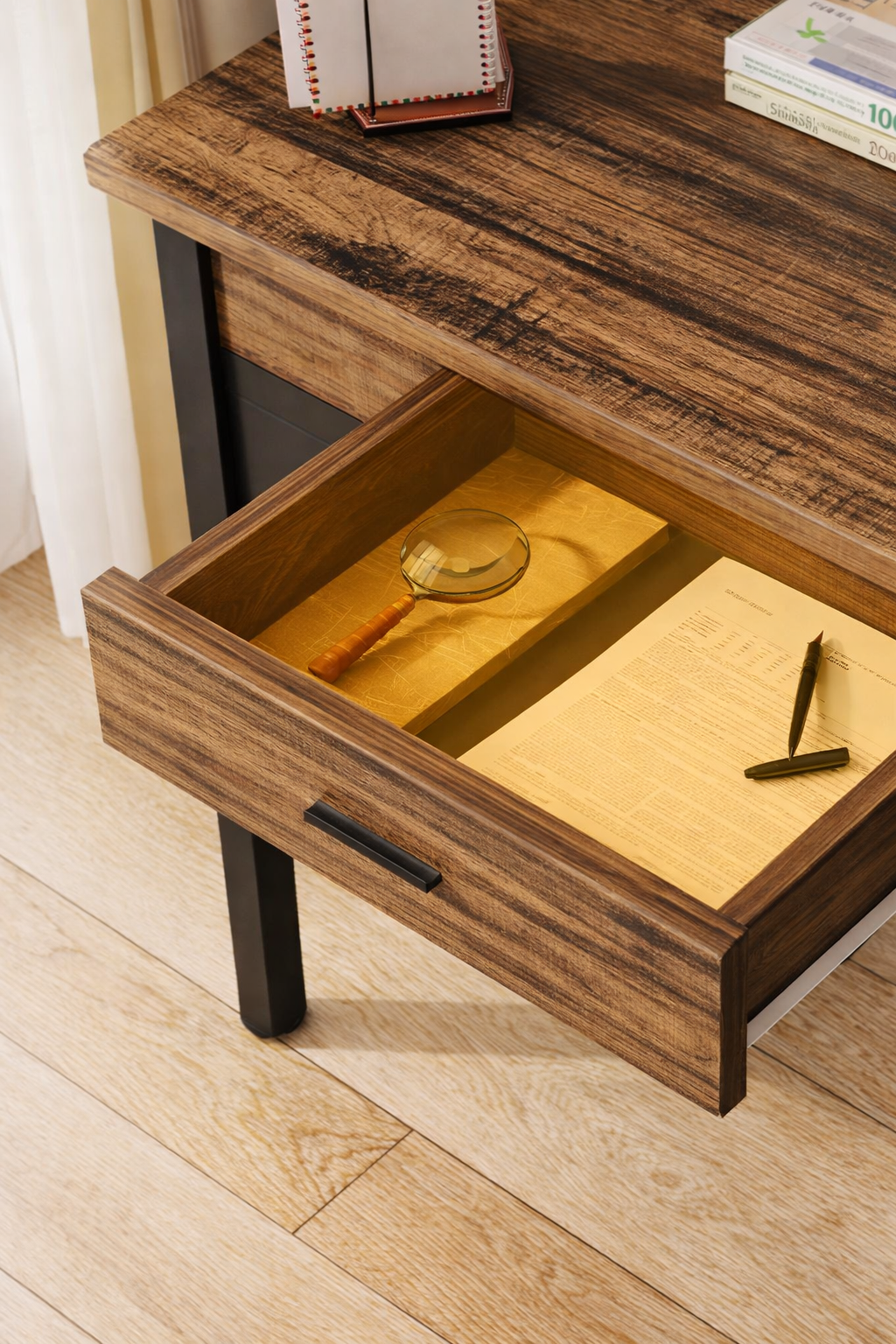 bureau d ordinateur open space bois design