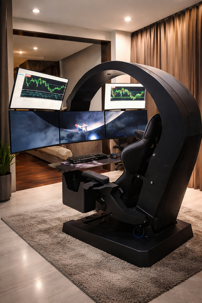 bureau ordinateur gamingcockpit pour gaming et bureau