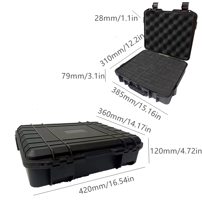 caisse outils noire mousse protection dimension