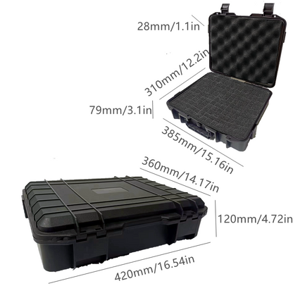 caisse outils noire mousse protection dimension