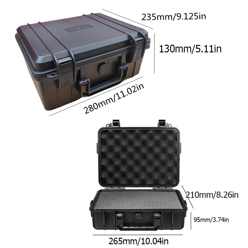 caisse  outils valise rigide noire mousse protection dimensions