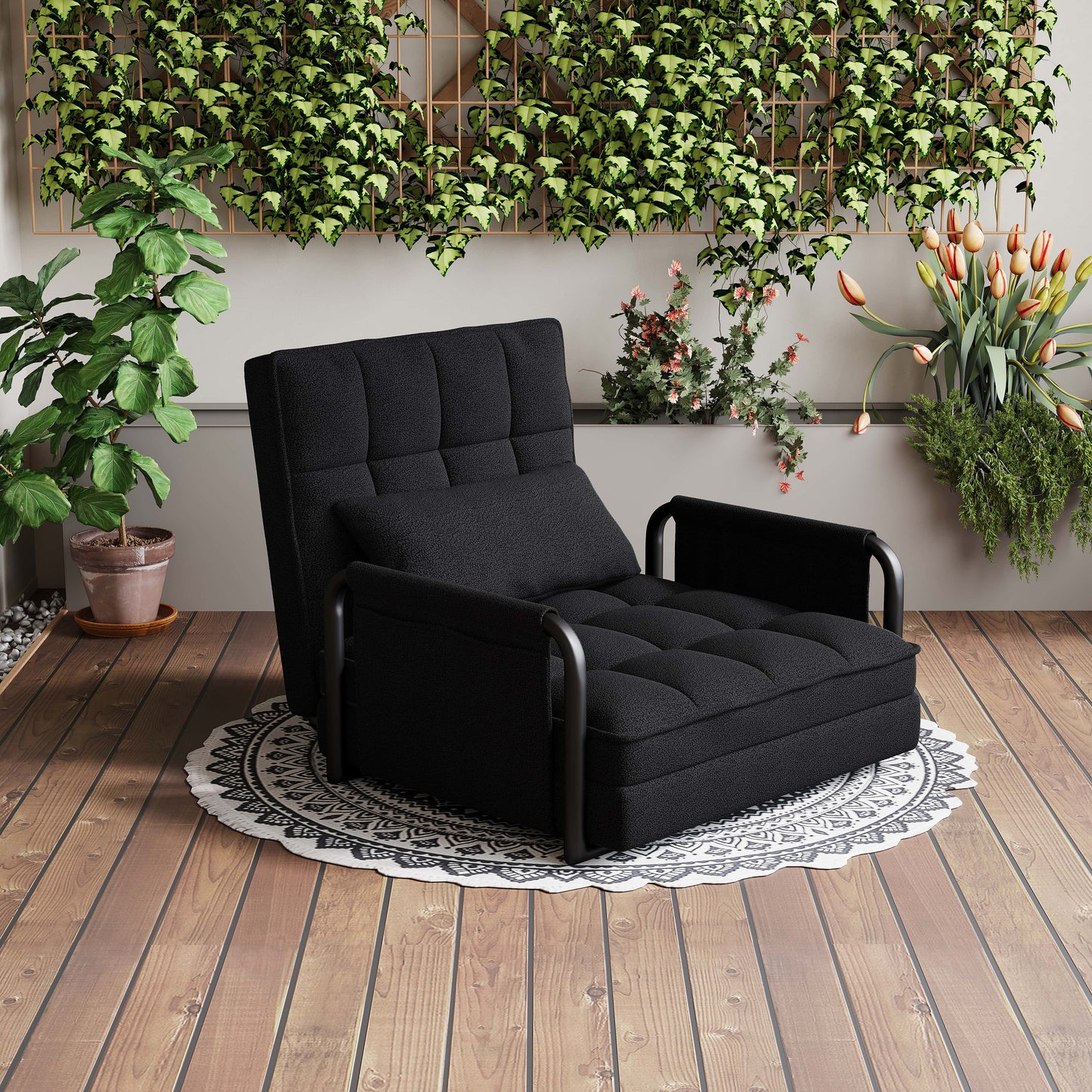 canape lit moderne avec dossier ajustable