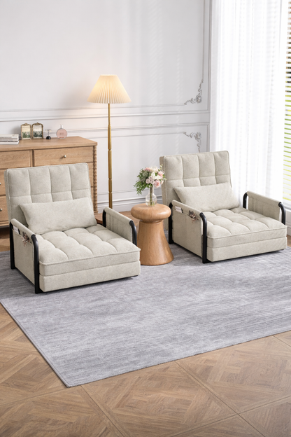 canape lit optimal blanc design gain multiplace