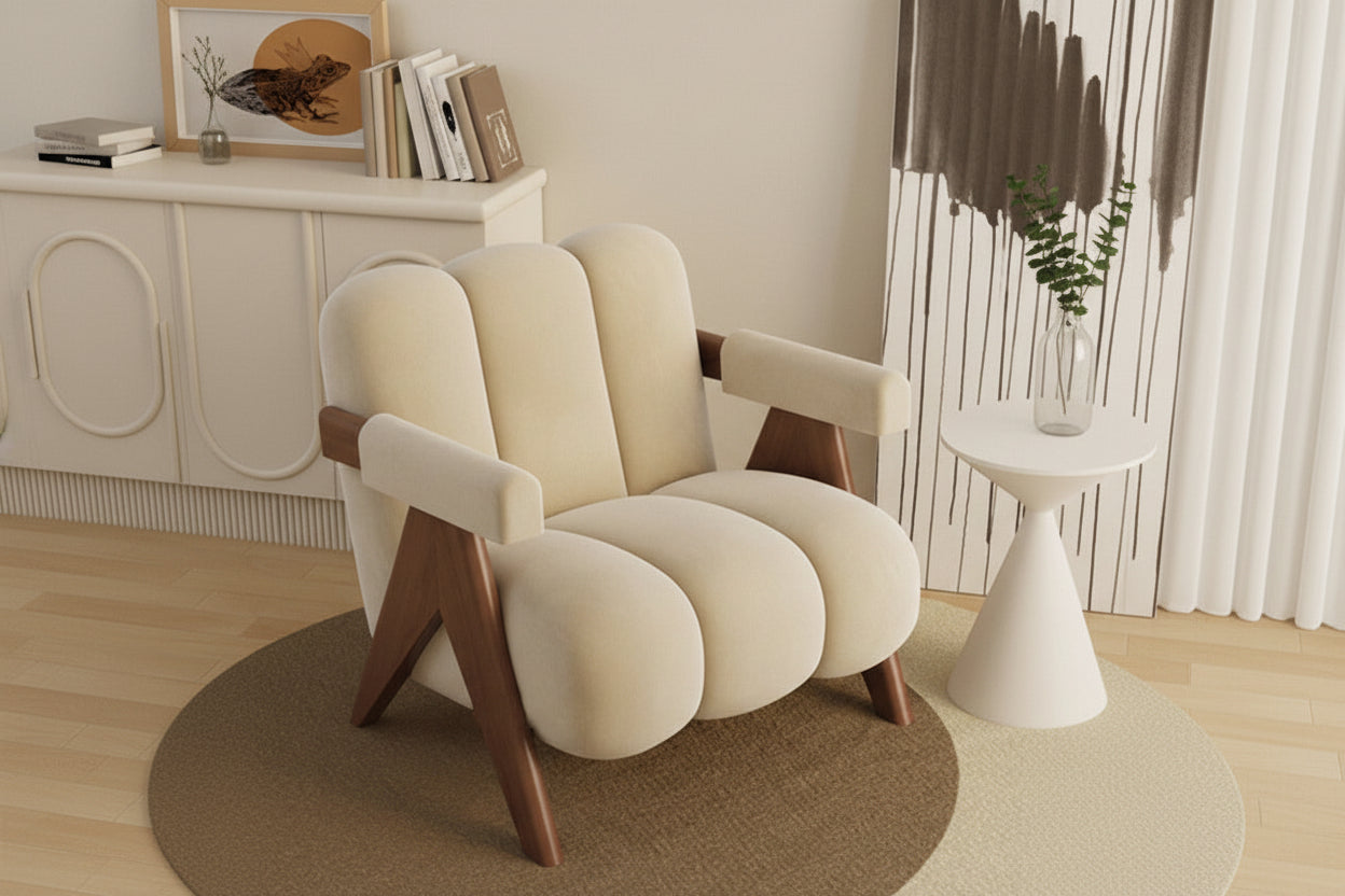 chaise de  salon esthetique confortable