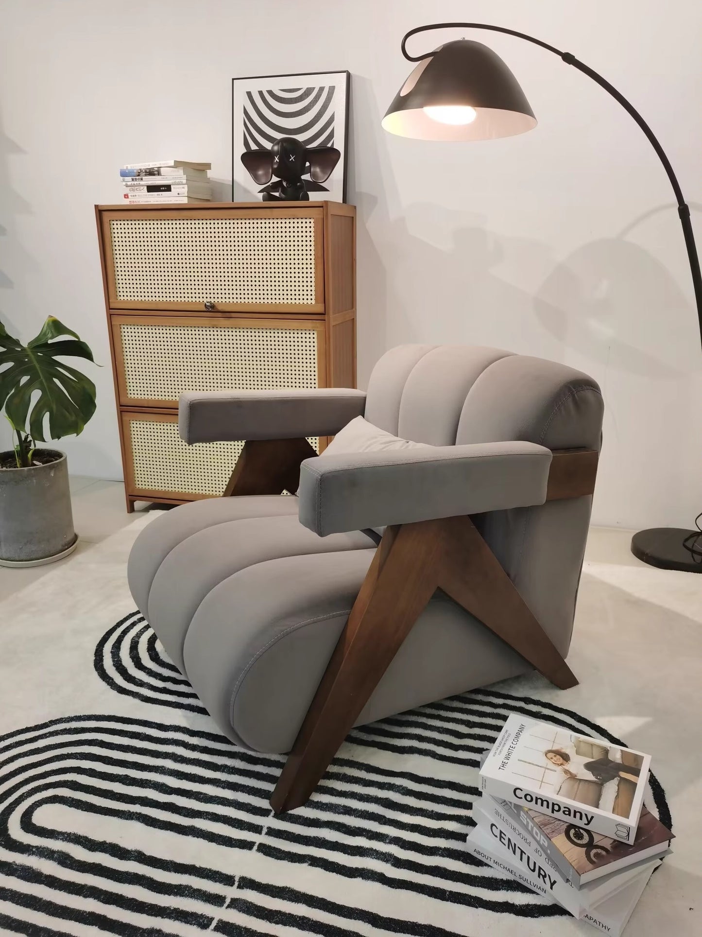 chaise de salon moderne et confortable