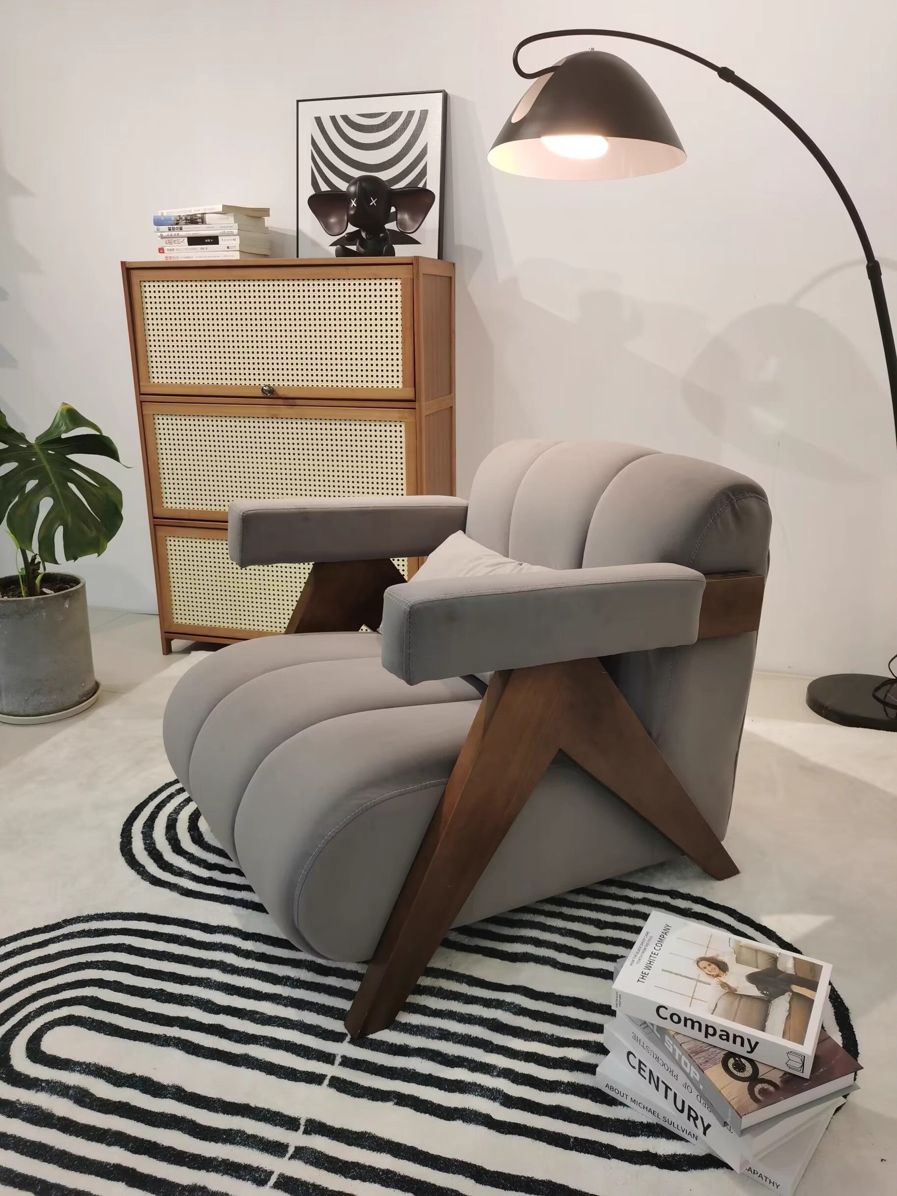 chaise de salon moderne et confortable
