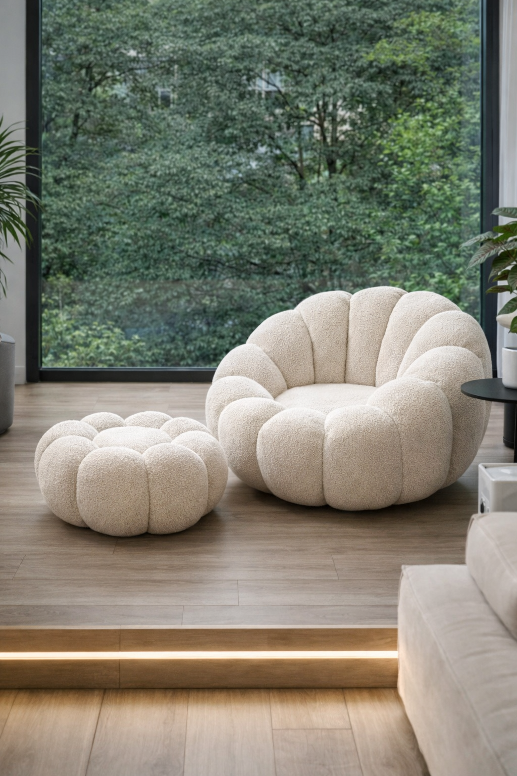 chaise de salon style contemporain