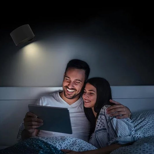 couple lit tablette applique murale chambre led 