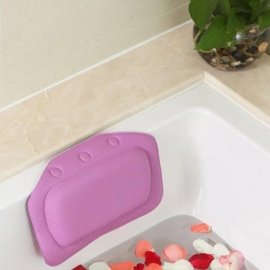 coussin de bain relaxation baignoire petales