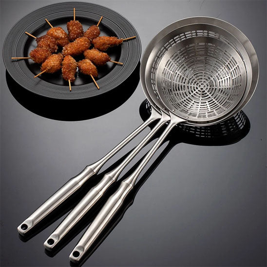 ecumoire inox set trois tailles