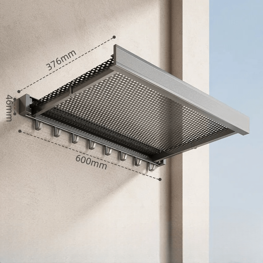 Étagère de Rangement - BathroomStorageShelf™ - Gris - TIDOMY