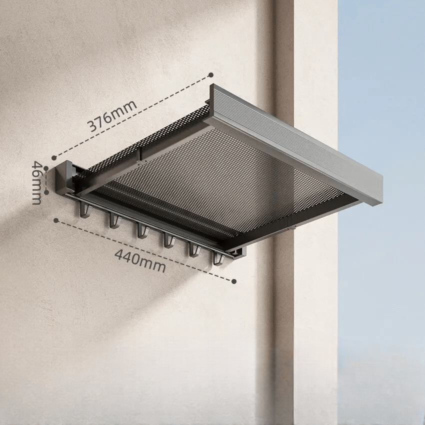 Étagère de Rangement - BathroomStorageShelf™ - Gris - TIDOMY