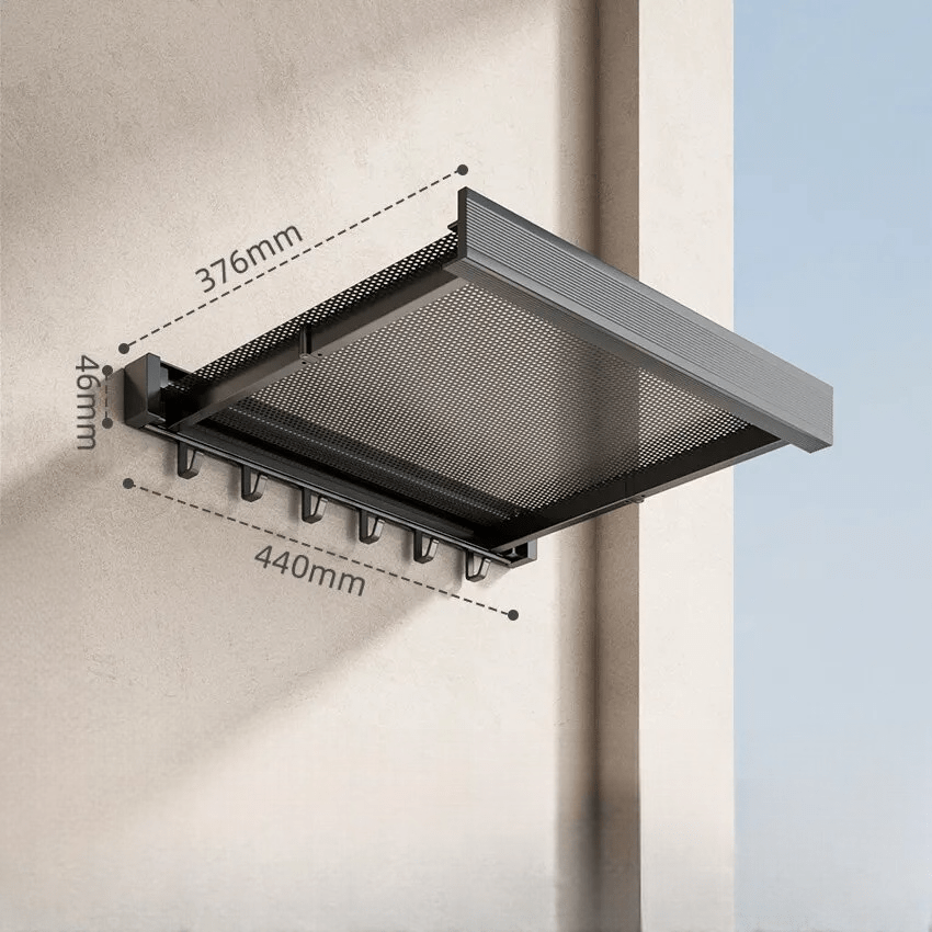 Étagère de Rangement - BathroomStorageShelf™ - Noir - TIDOMY